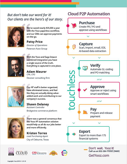 Client testimonials