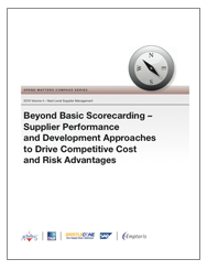 超越基本的记分卡-驱动竞争成本和风险优势的供应商表现和开发方法覆盖形象