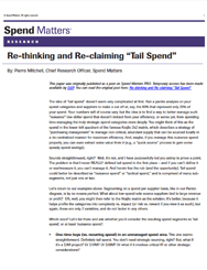 重新思考和回收尾部花费封面形象